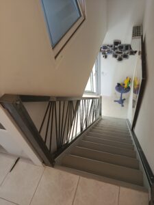 Rampe escalier vue d’en haut