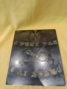 Plaque décorative j'peux pas j'ai apéro 30 euro