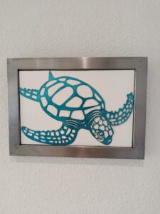 Tableau décoratif tortue