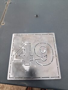 Plaque numérotation adresse 20 cm